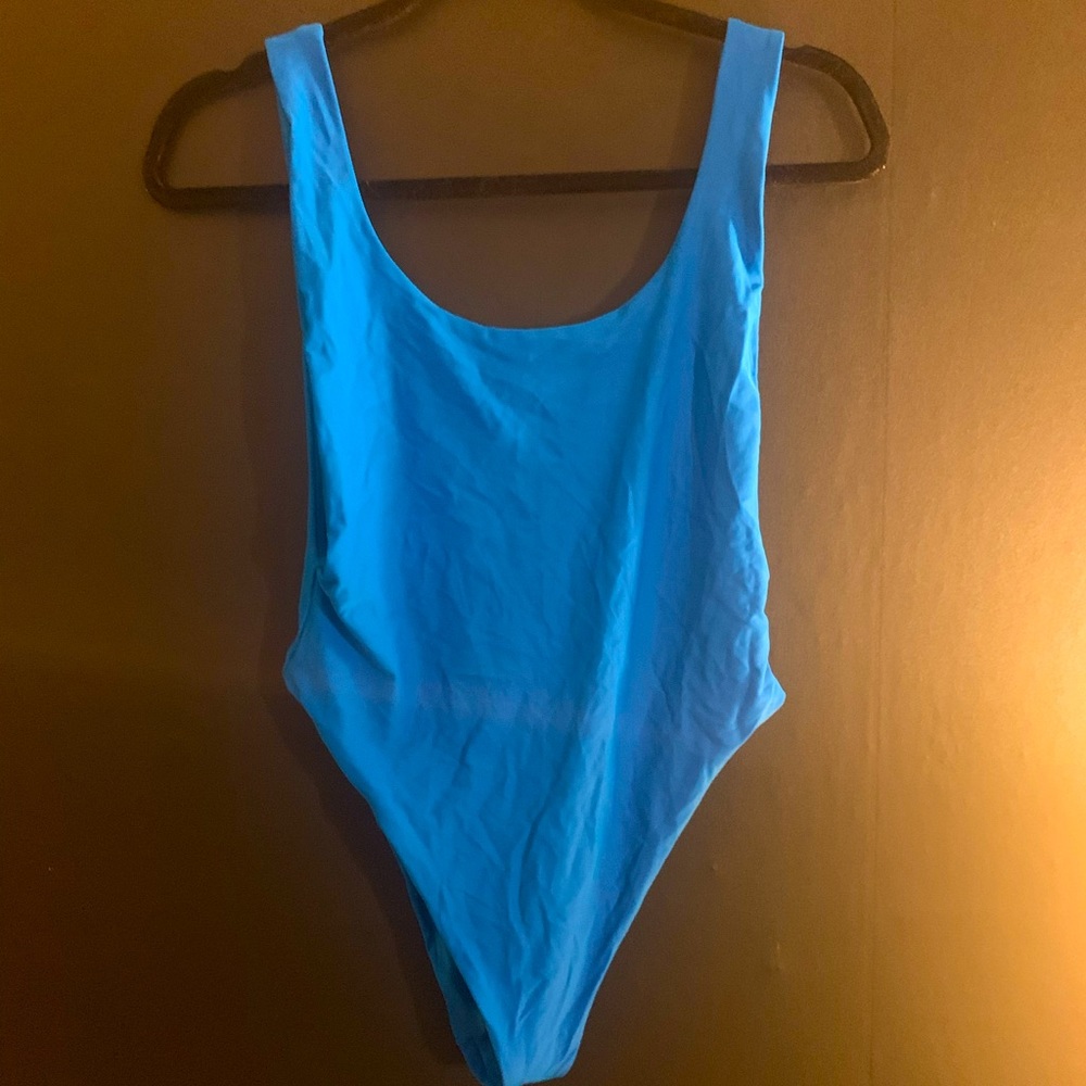 Blue aerie one piece swimsuit